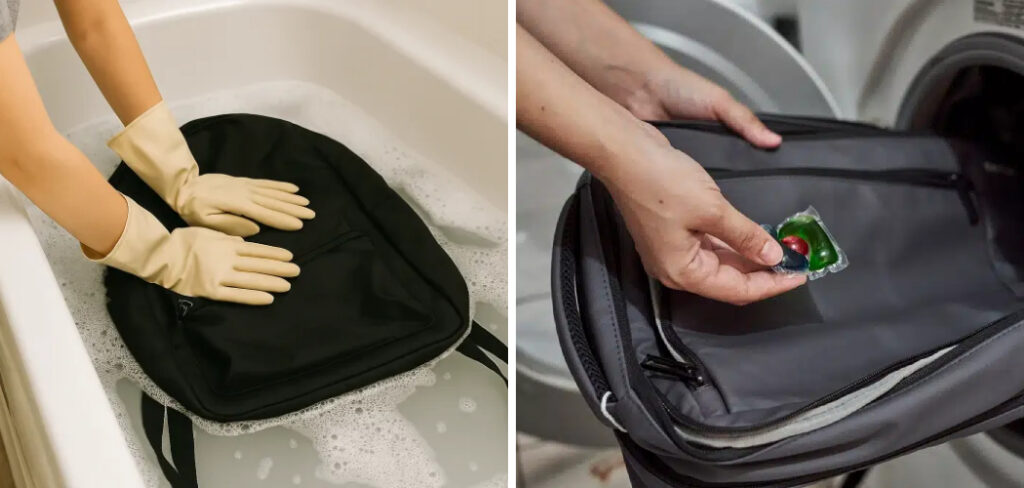 How to wash a backpack