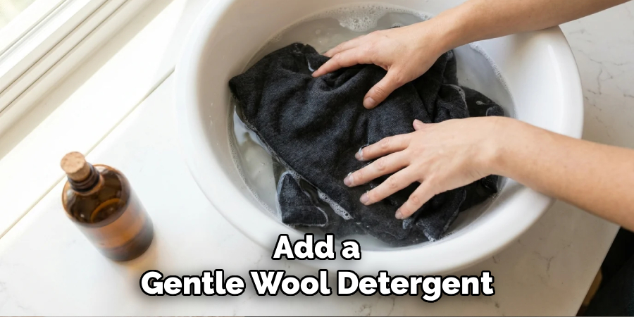 Add a Gentle Wool Detergent