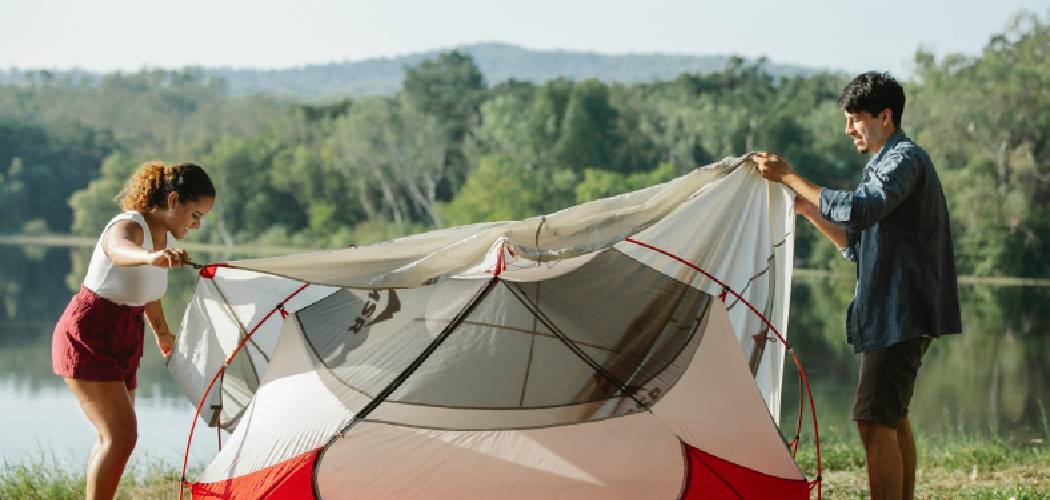 How To Put A Tarp Over A Tent Without Trees