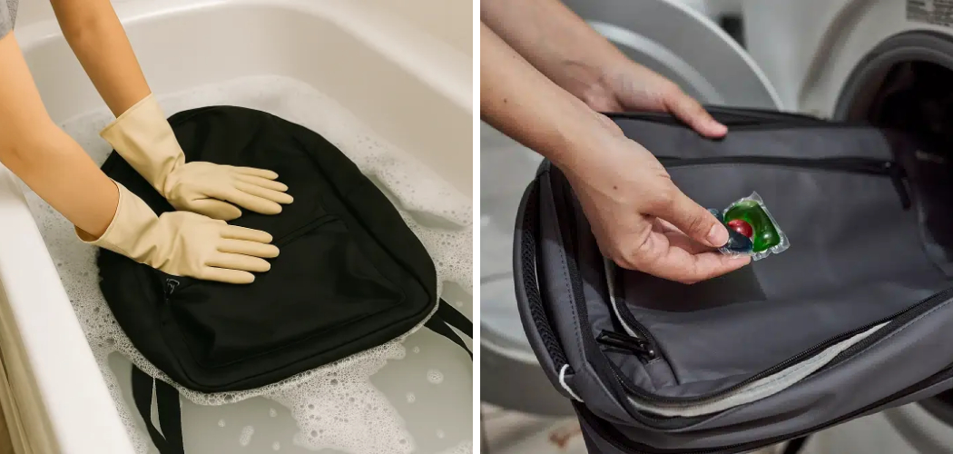 How to wash a backpack