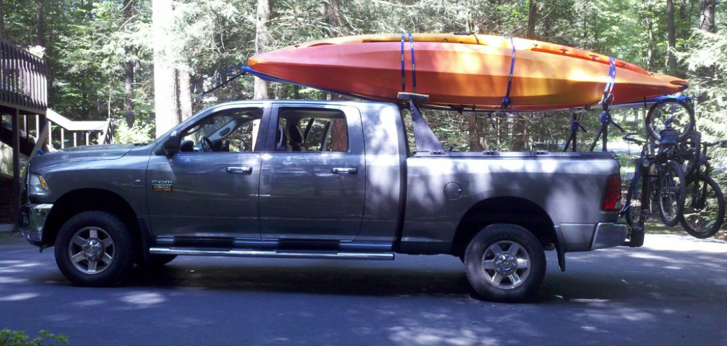 How to Transport 2 Kayaks in Truck Bed